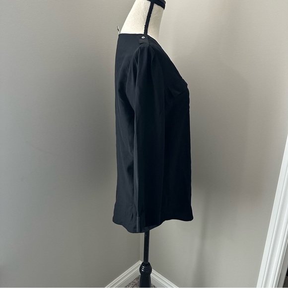 Joie 100% Silk Military Style Blouse - Picture 3 of 6